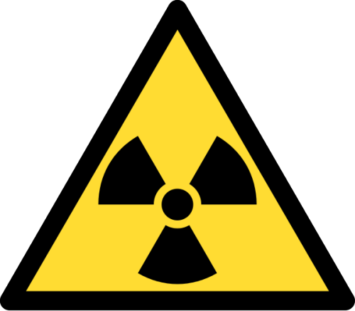 Radioactive sign