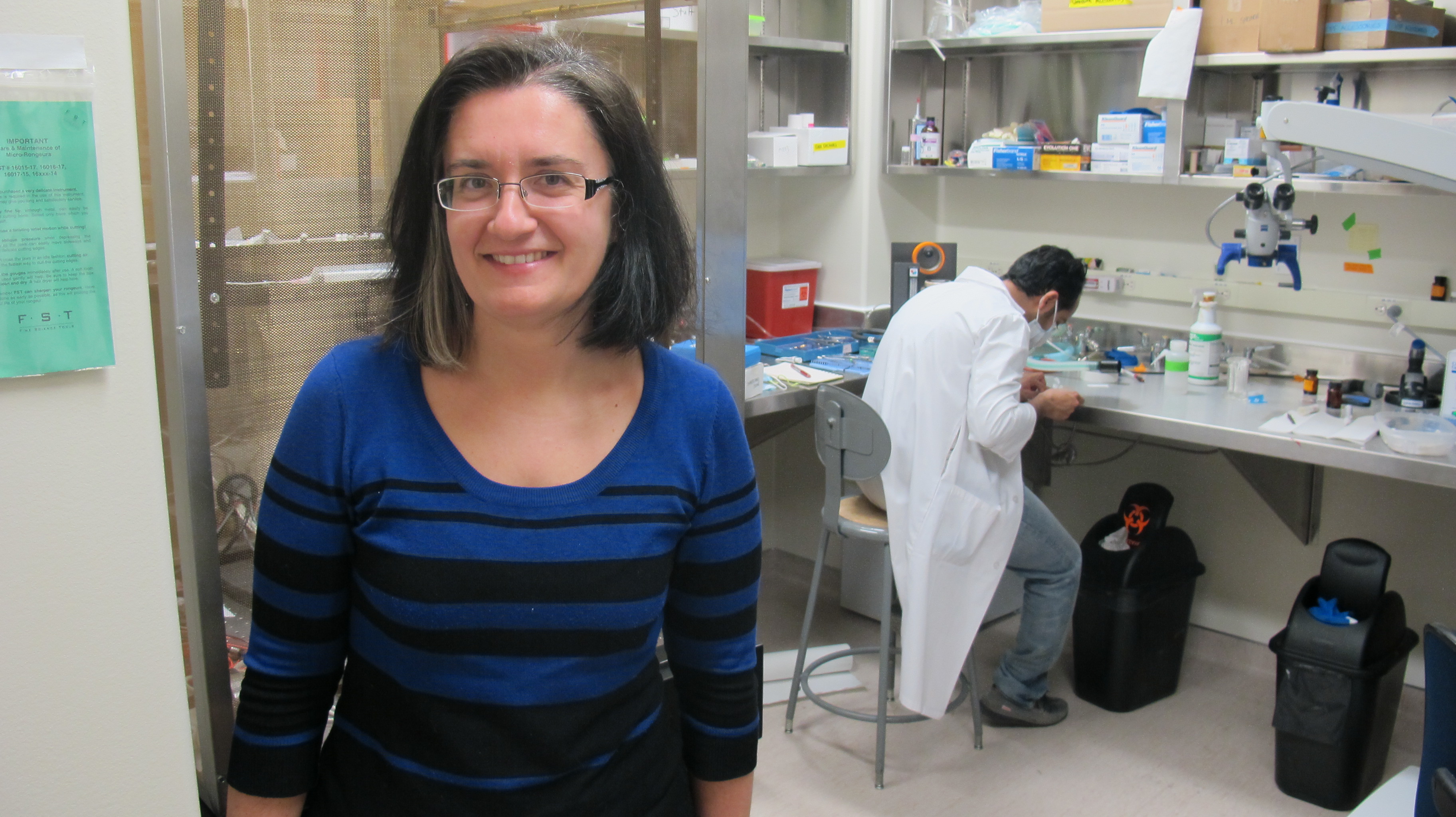 Silvia Pagliardini co-authored a paper in the journal Nature examining the science of sighing